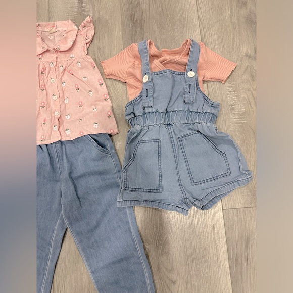 Denim romper joggers set bundle - Picture 3 of 3